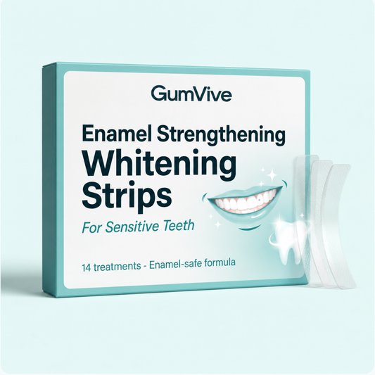 Enamel Strengthening Whitening Strips - For Sensitive Teeth